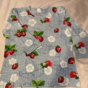 3/4  Sleeve, Strawberry T-shirt
